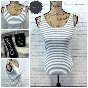 🆕 Valette Striped Tank Top Size Small NWOT